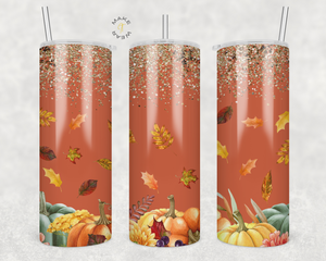 Fall Tumbler, Gifts For friends, Gifts for couples, Personalized gift for couples, Gift for her, 20oz Skinny Tumbler