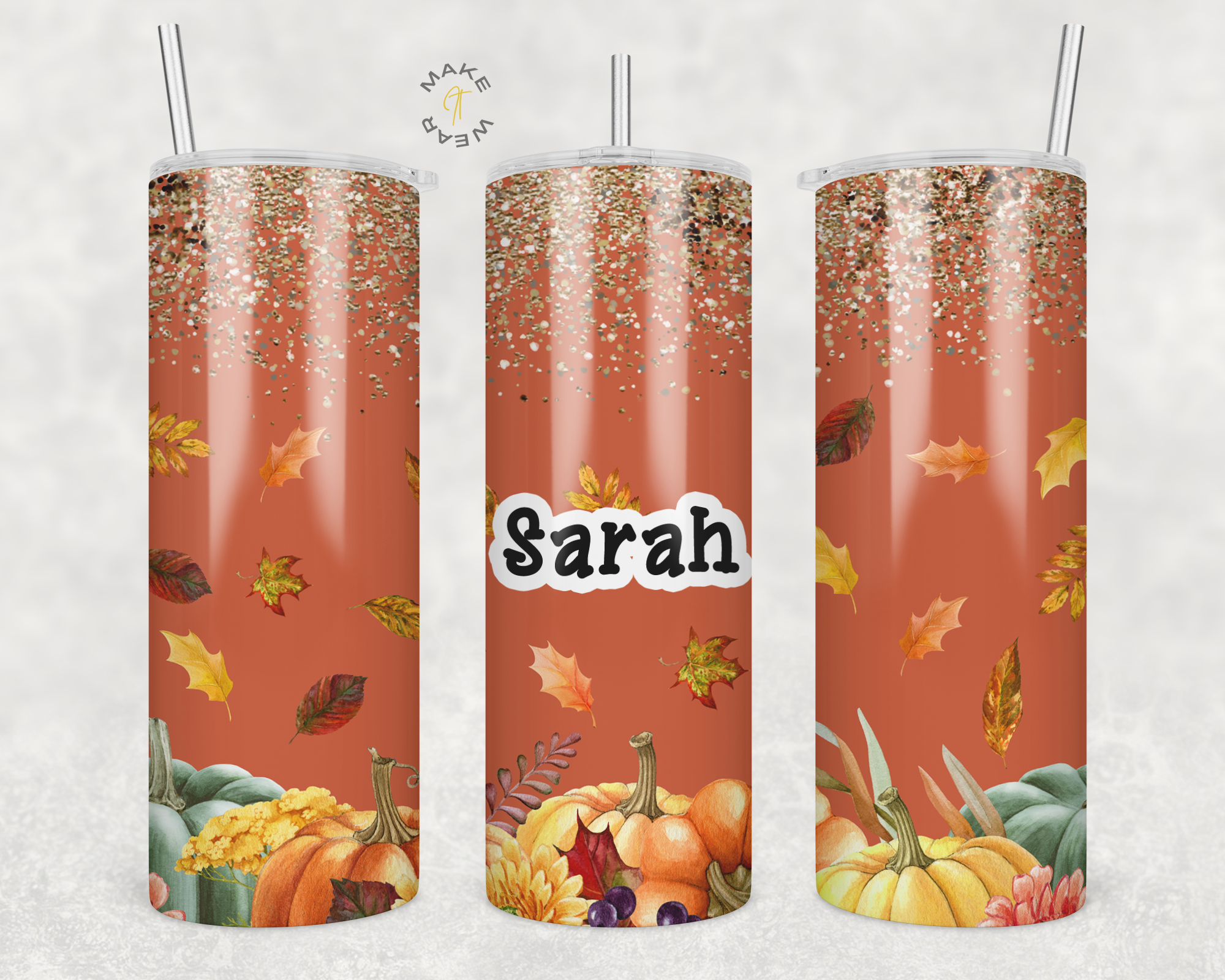 Fall Tumbler, Gifts For friends, Gifts for couples, Personalized gift for couples, Gift for her, 20oz Skinny Tumbler