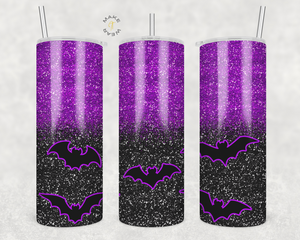 Bat Tumbler, Gifts For friends, Gifts for couples, Personalized gift for couples, Gift for her, 20oz Skinny Tumbler