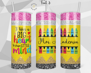 Teacher Tumbler, Gifts For teachers, Personalized gift for teachers, Gift for her, 20oz Skinny Tumbler