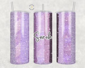 Glitter Tumbler, Gifts For friends, Gifts for couples, Personalized gift for couples, Gift for her, 20oz Skinny Tumbler