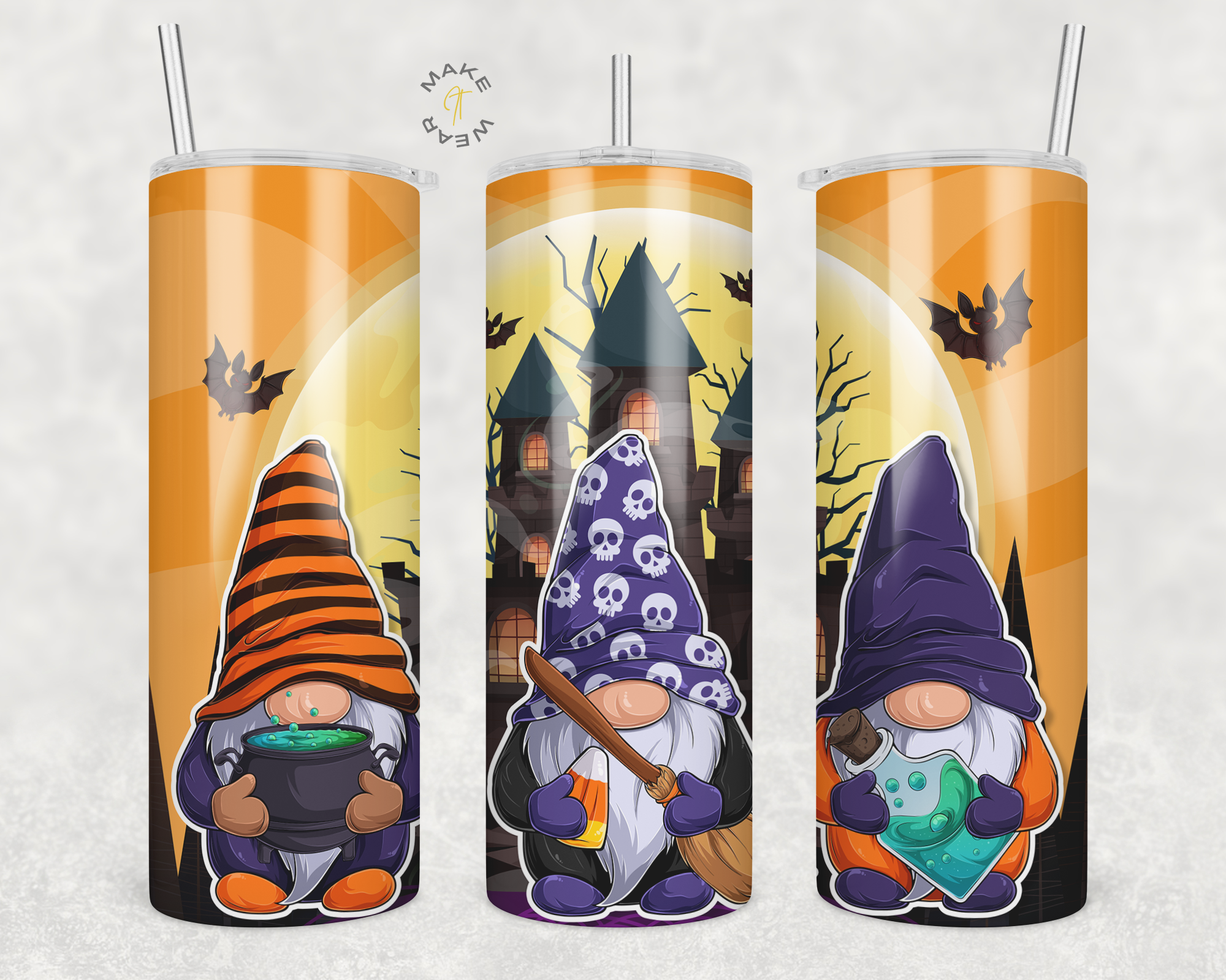 Gnomes Tumbler, Gifts For friends, Gifts for couples, Personalized gift for couples, Gift for her, 20oz Skinny Tumbler