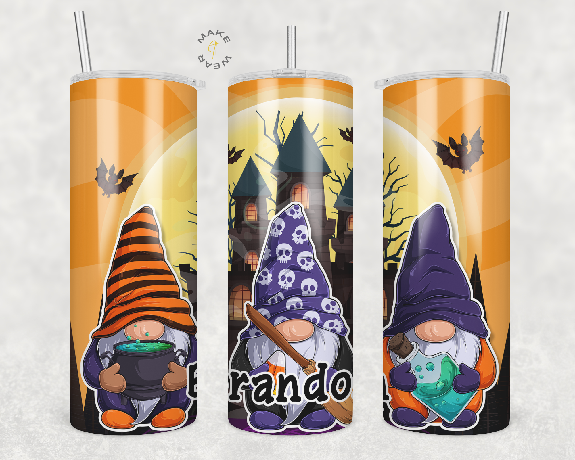 Gnomes Tumbler, Gifts For friends, Gifts for couples, Personalized gift for couples, Gift for her, 20oz Skinny Tumbler