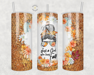 Fall Tumbler, Gifts For friends, Gifts for couples, Personalized gift for couples, Gift for her, 20oz Skinny Tumbler