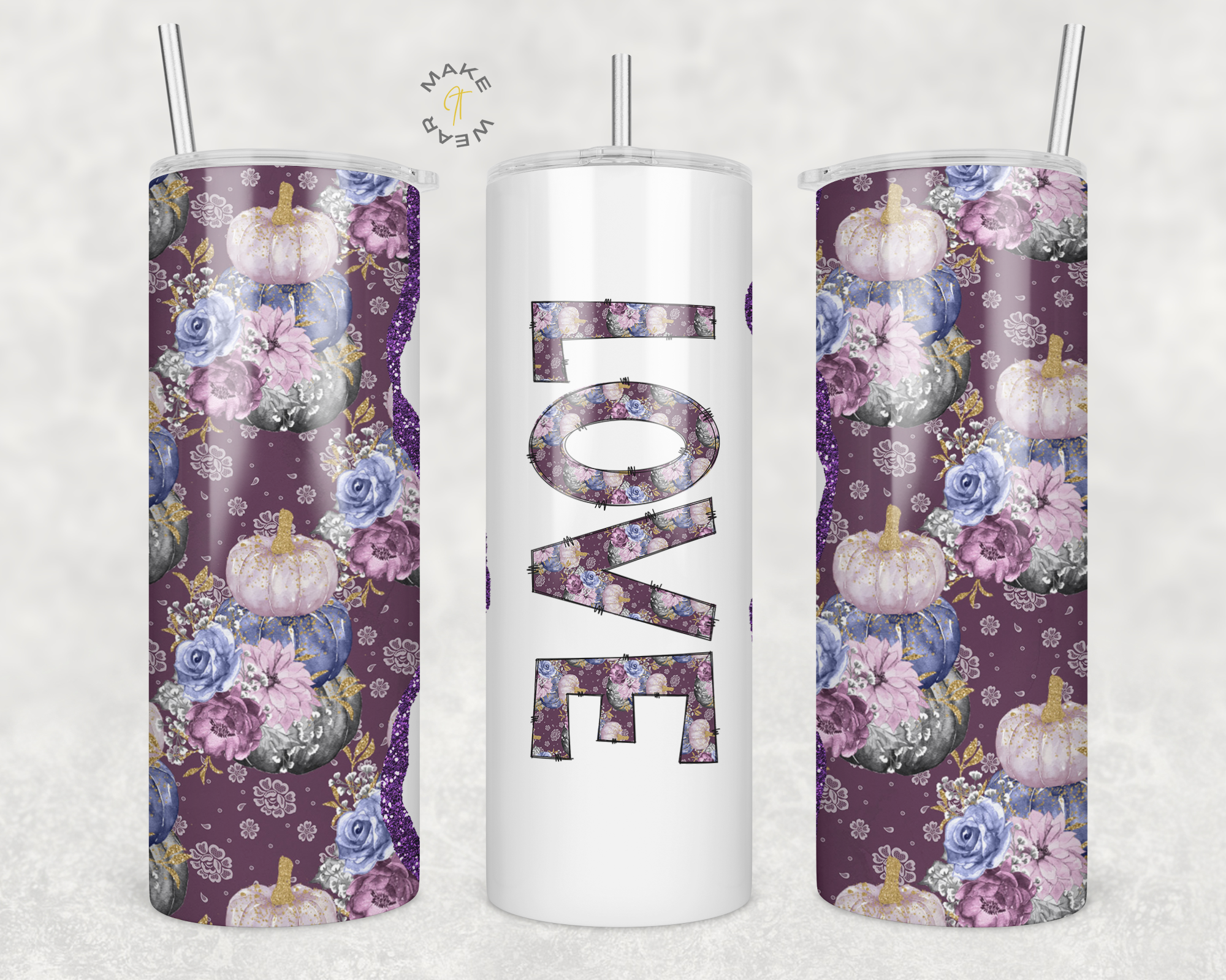 Love Tumbler, Gifts For friends, Gifts for couples, Personalized gift for couples, Gift for her, 20oz Skinny Tumbler