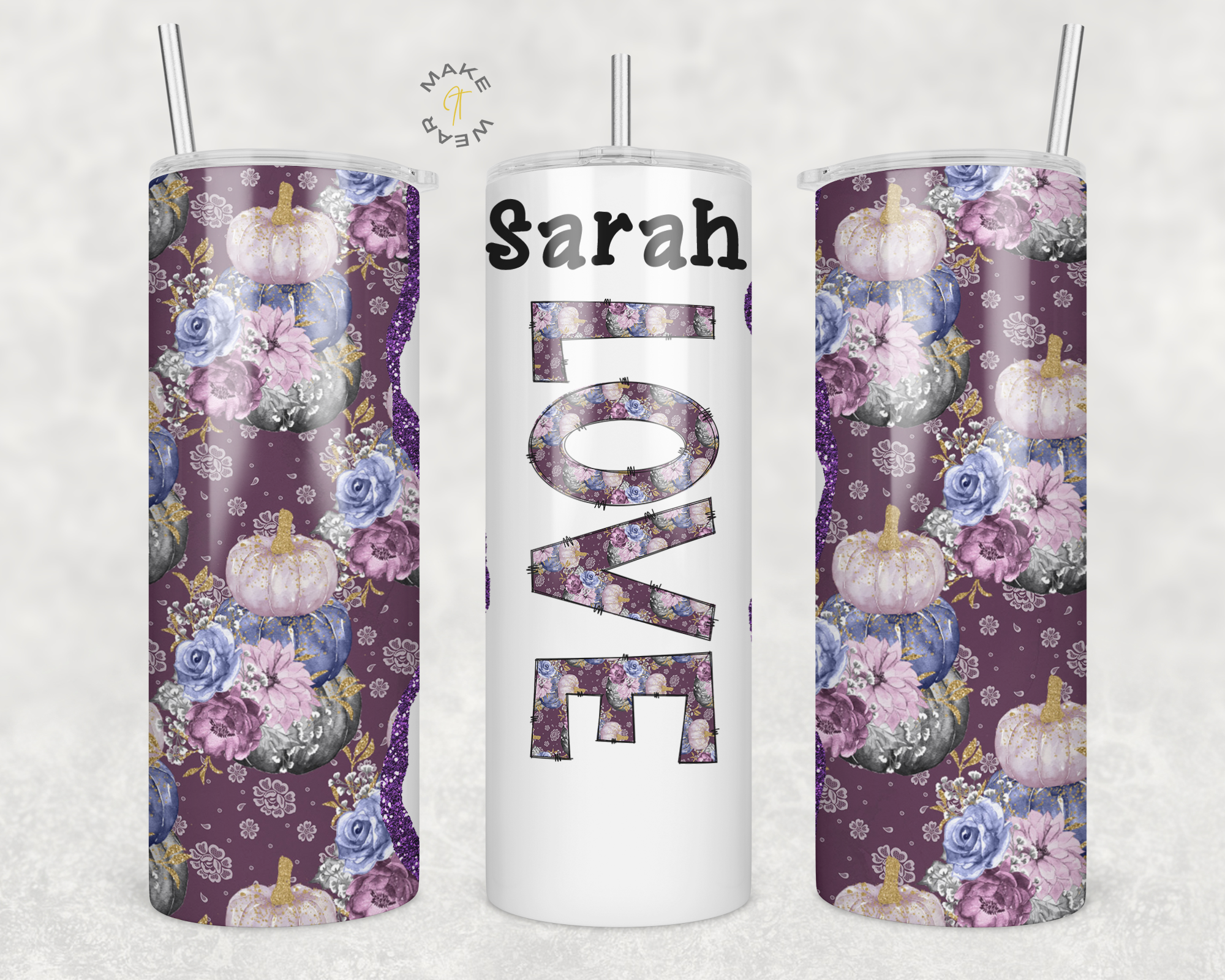 Love Tumbler, Gifts For friends, Gifts for couples, Personalized gift for couples, Gift for her, 20oz Skinny Tumbler