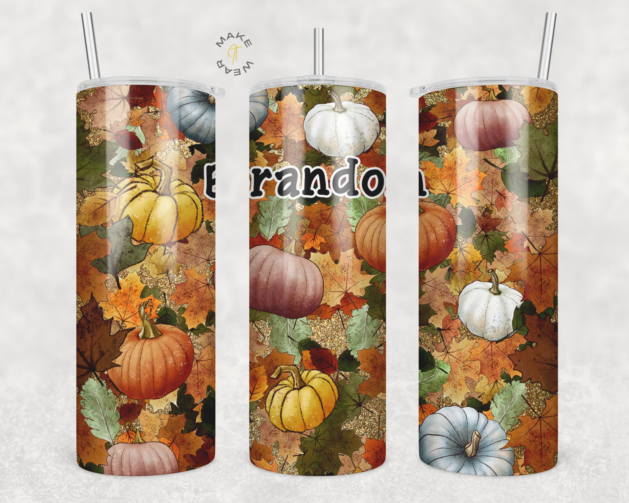 Fall Tumbler, Gifts For friends, Gifts for couples, Personalized gift for couples, Gift for her, 20oz Skinny Tumbler