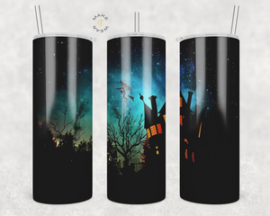 Halloween Tumbler, Gifts For friends, Gifts for couples, Personalized gift for couples, Gift for her, 20oz Skinny Tumbler