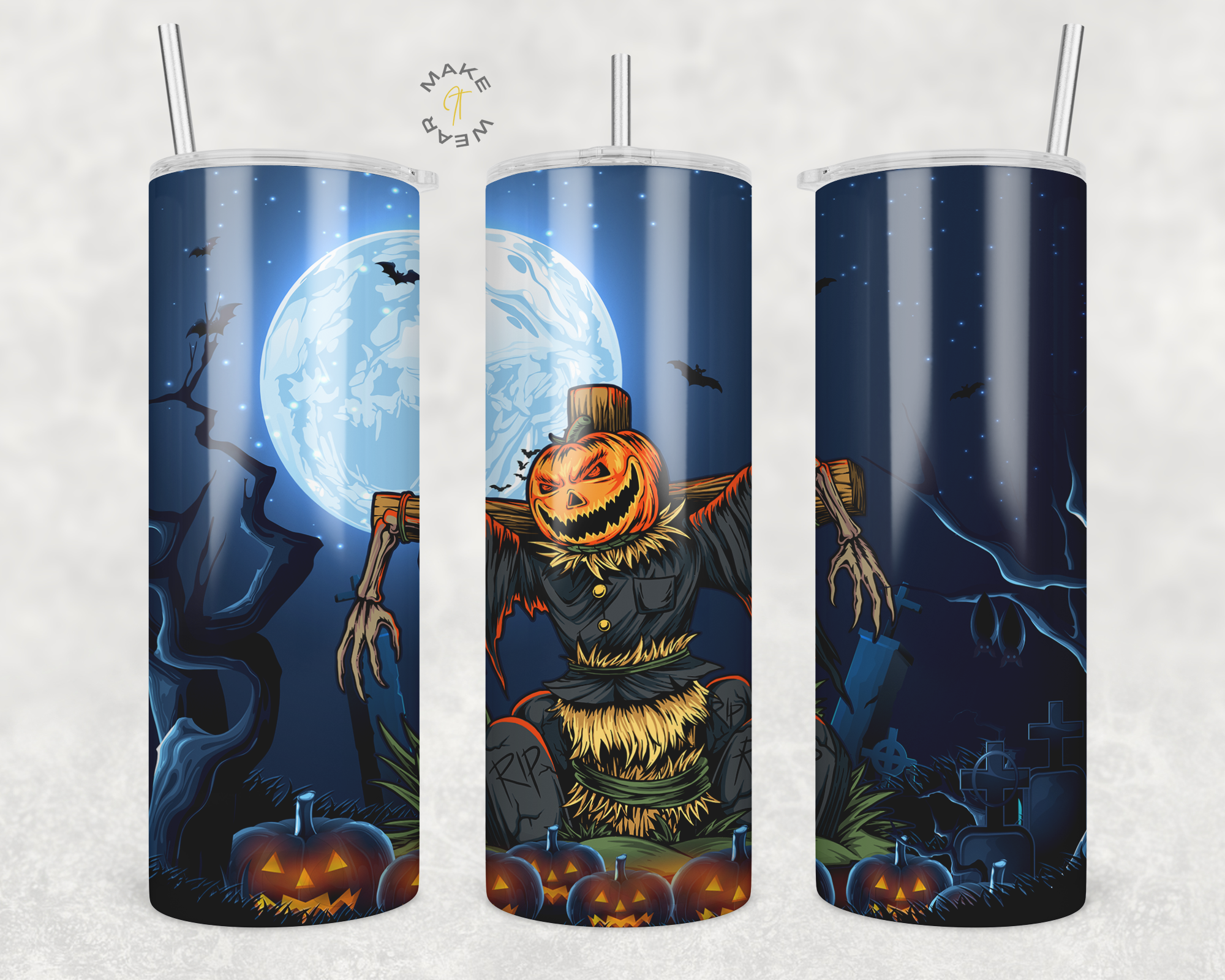 Halloween Tumbler, Gifts For friends, Gifts for couples, Personalized gift for couples, Gift for her, 20oz Skinny Tumbler
