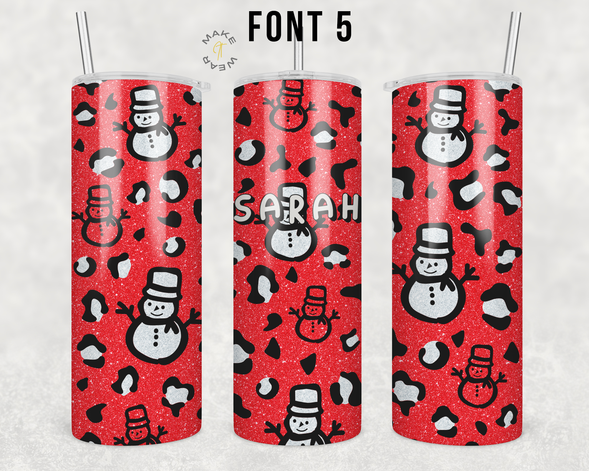 Snowman Tumbler, Gifts For Christmas, Personalized gift for Christmas, Gift for her, 20oz Skinny Tumbler