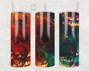 Halloween Tumbler, Gifts For friends, Gifts for couples, Personalized gift for couples, Gift for her, 20oz Skinny Tumbler